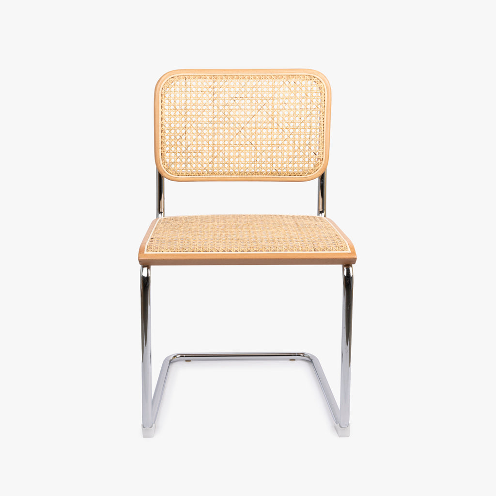 Cadeira Rattan Natural com Metal JAVA