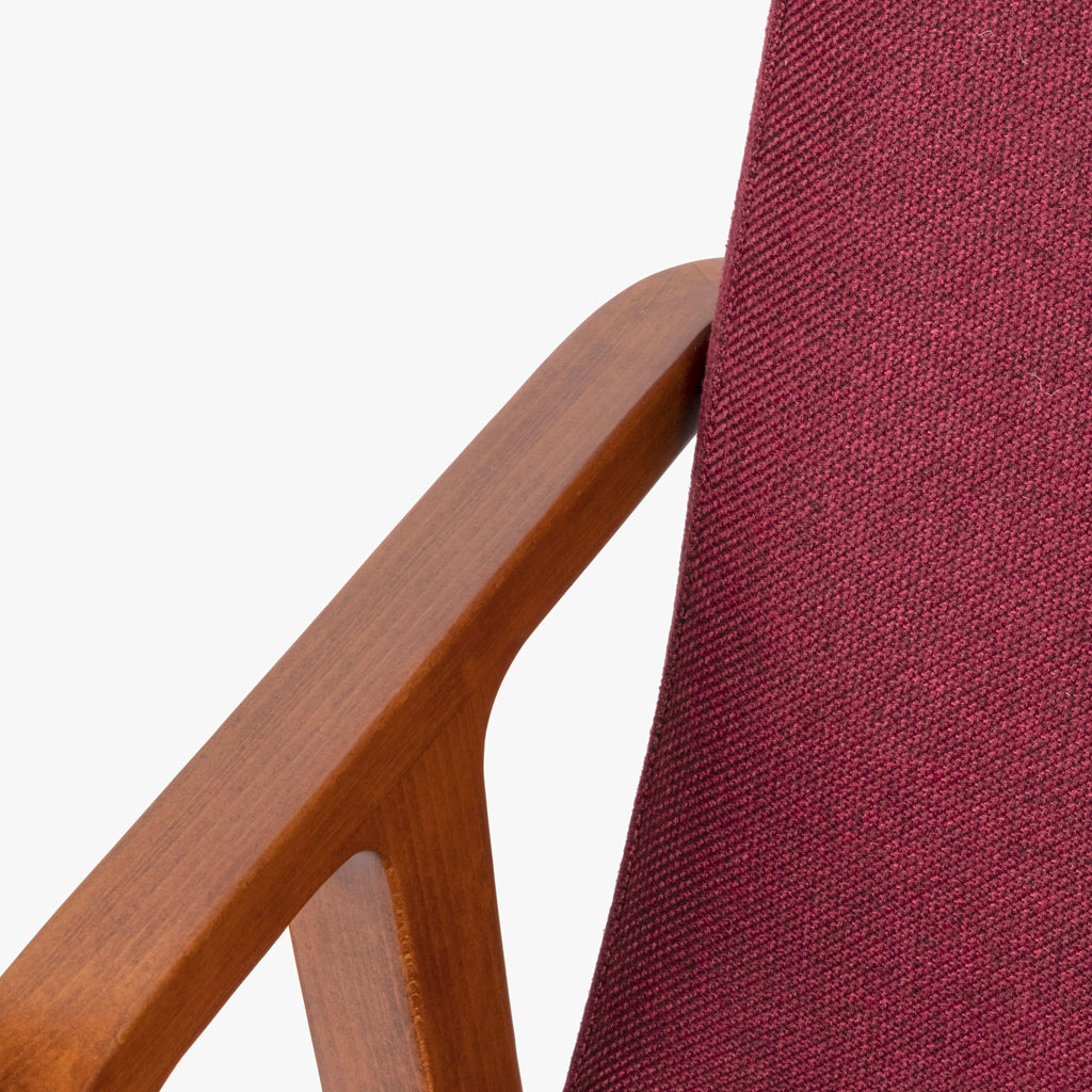 Chaise rouge RIGA