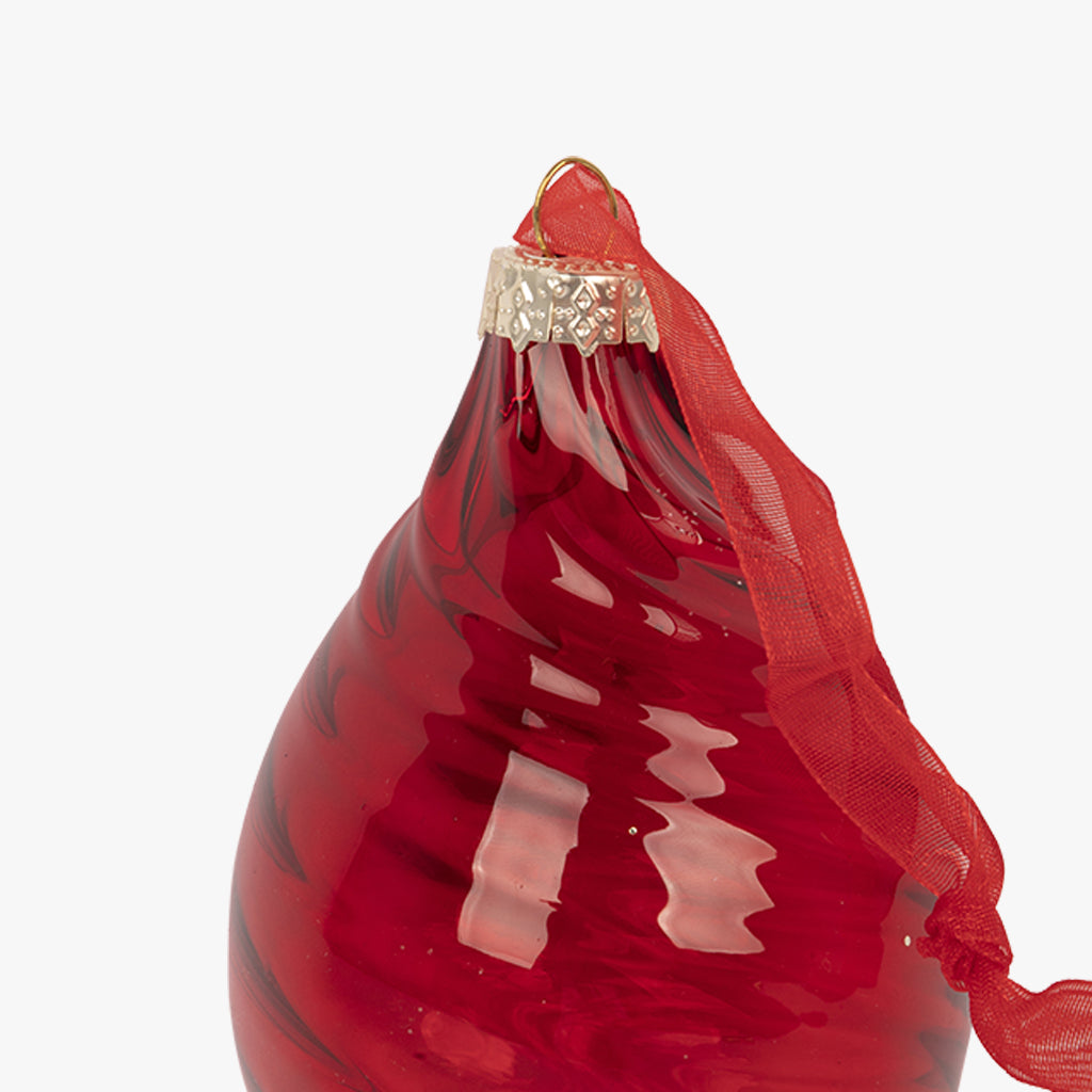 Bola de Vidro de Lágrima Vermelha COZY