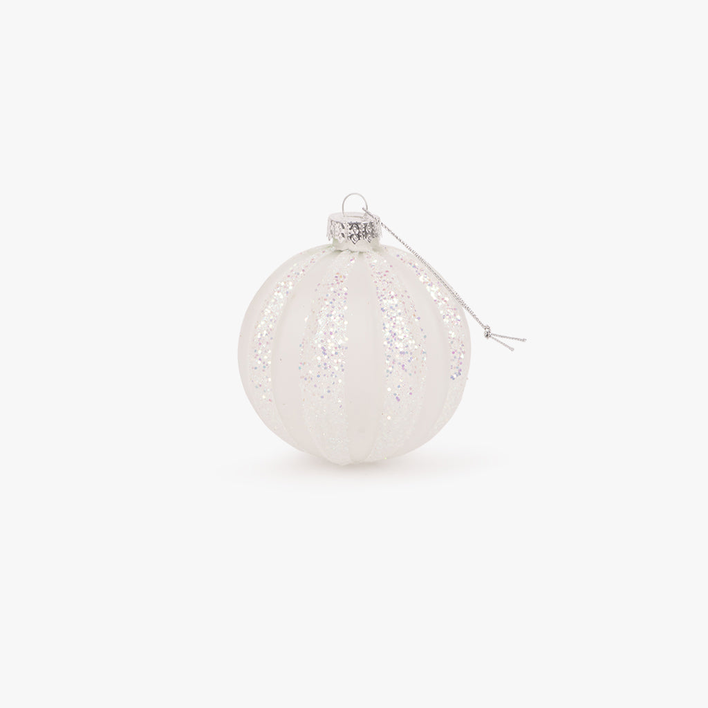 Bola de Cristal Blanca 8cm NEW BRIGHT