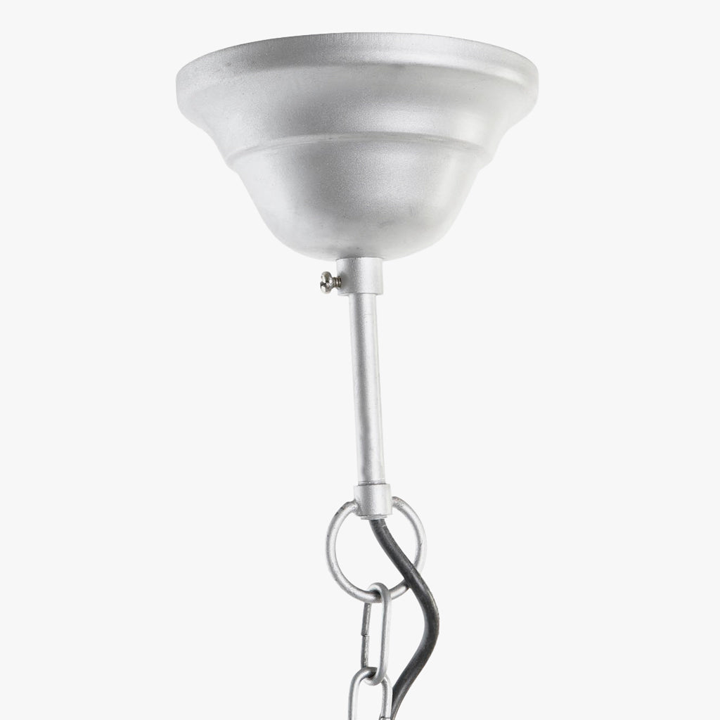 Plafonnier FORGE en fer et bois 41 cm