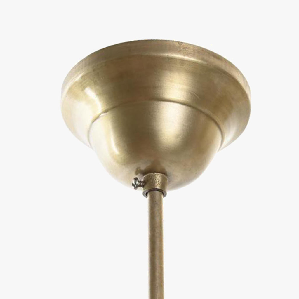 Plafonnier boule en maille dorée FORGE