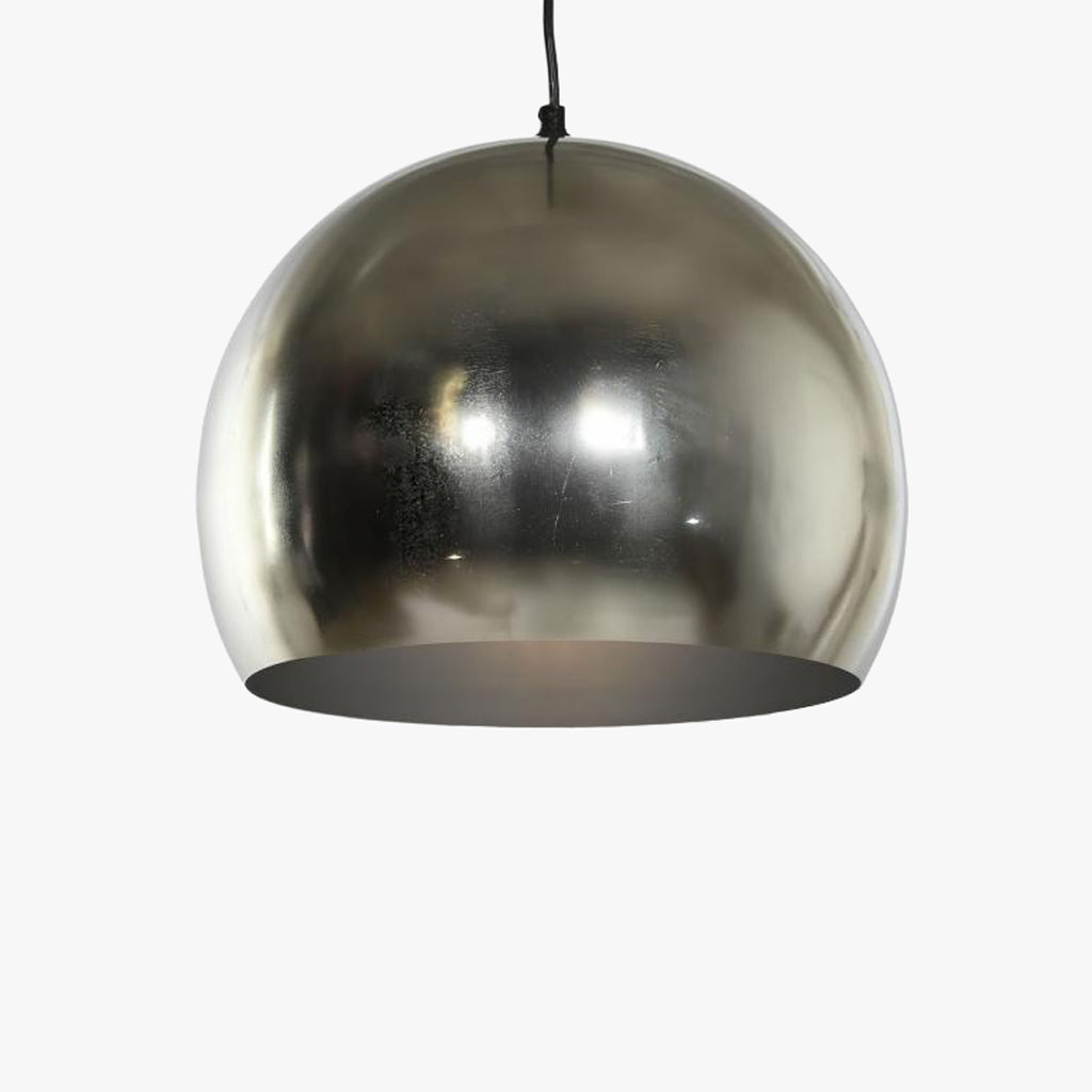 Candeeiro de Teto Bola Prateado ICONIC