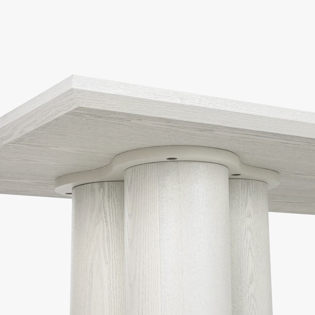 Mesa Madeira Branca 200cm ENLACE