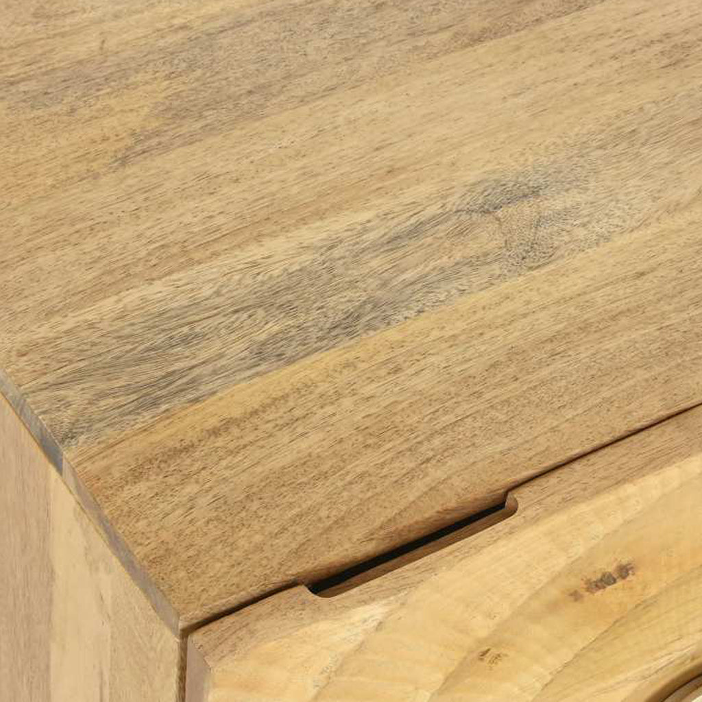 Table de chevet mandala en bois TORA