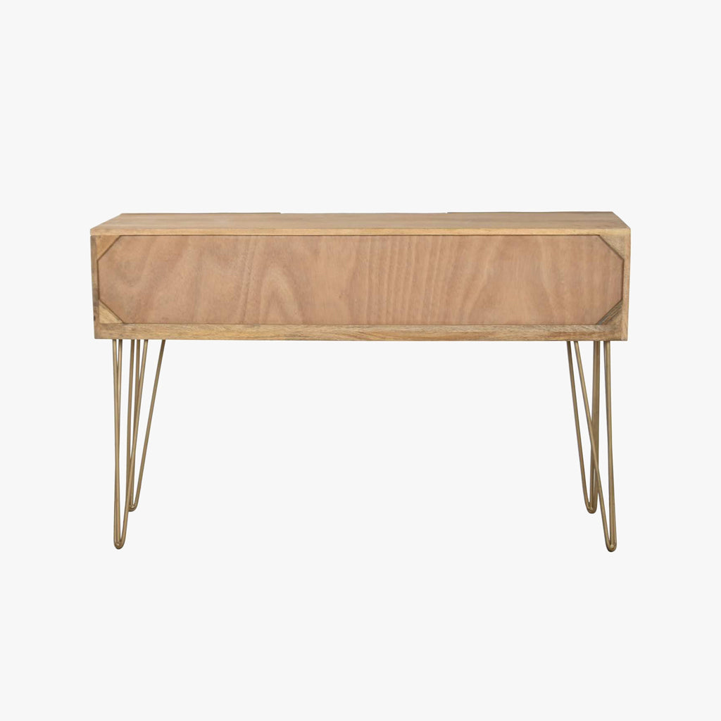 Console mandala en bois TORA