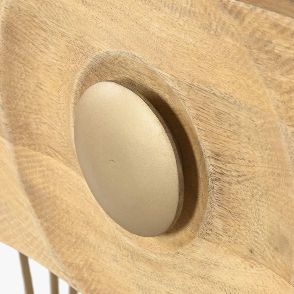 Console mandala en bois TORA