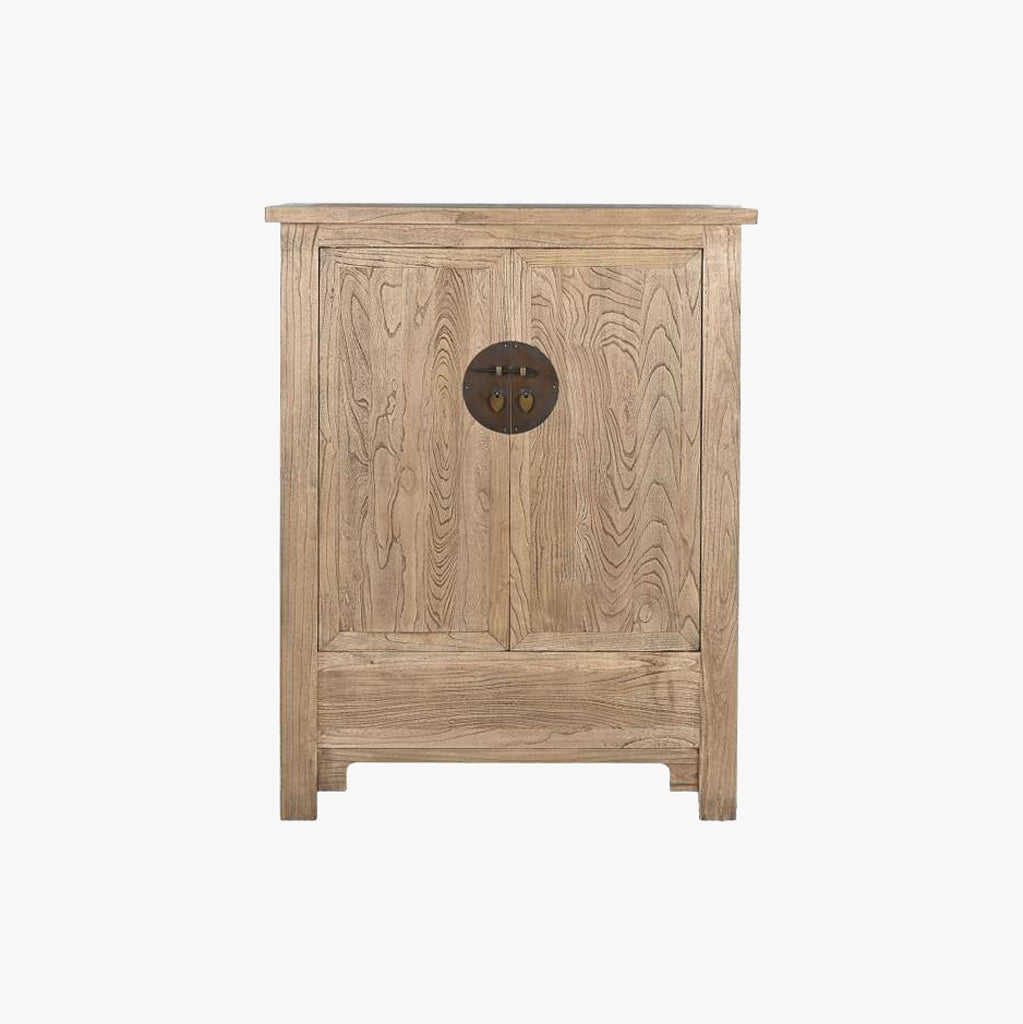 Armário Madeira com Fechadura Circular Oriental 132 cm OSAKA