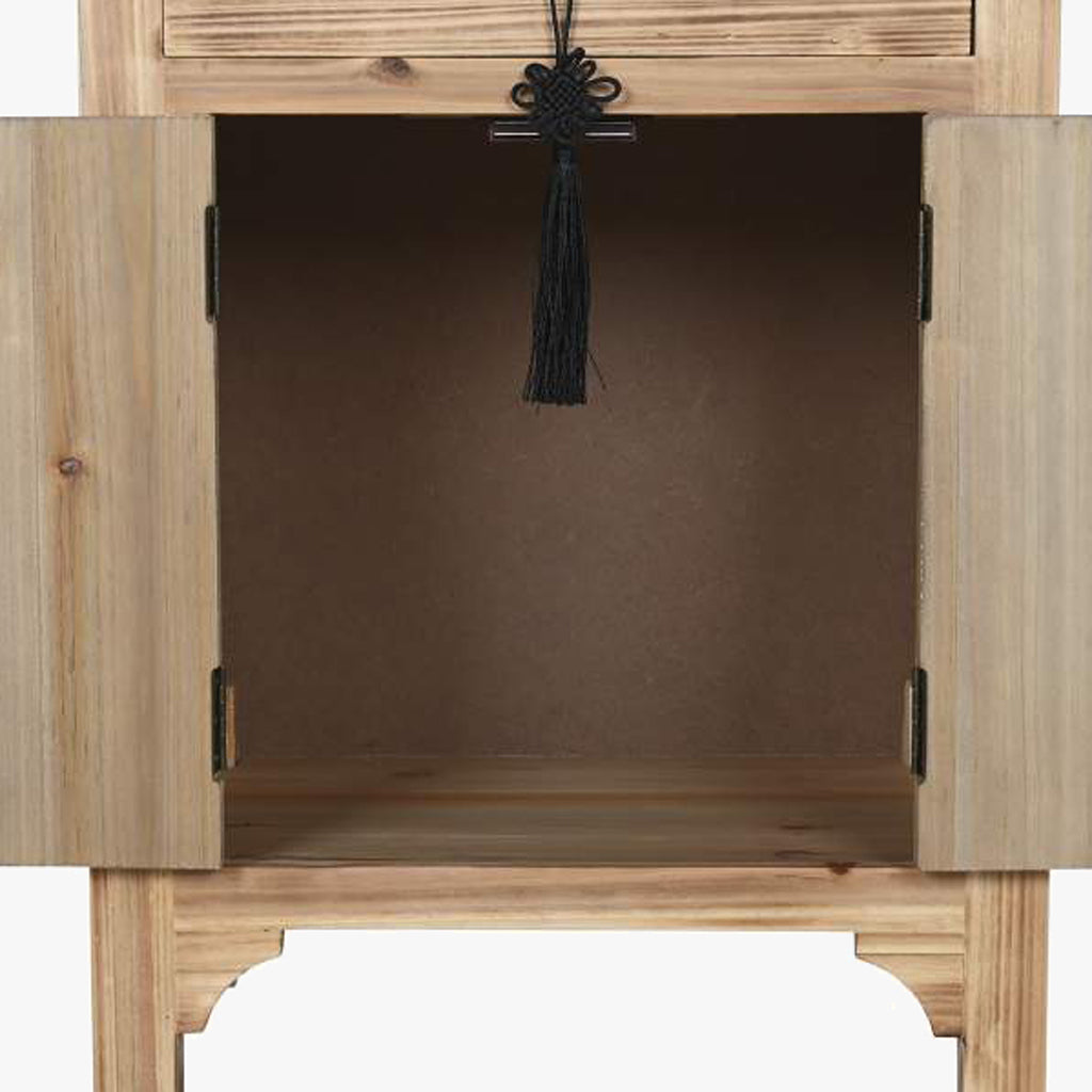 Mesa de Cabeceira Oriental Madeira OSAKA