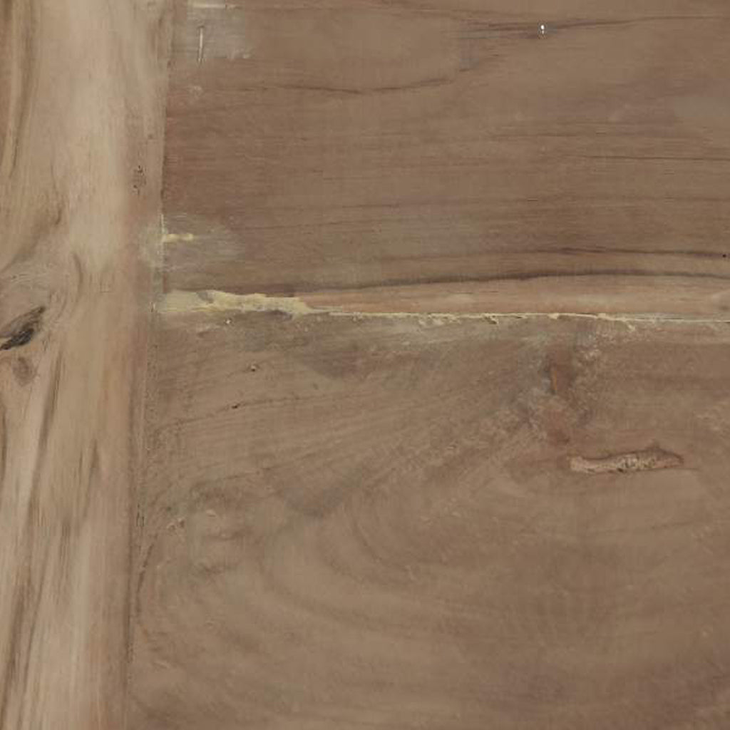 Table basse orientale en bois ornée, 140 x 98 cm, Osaka