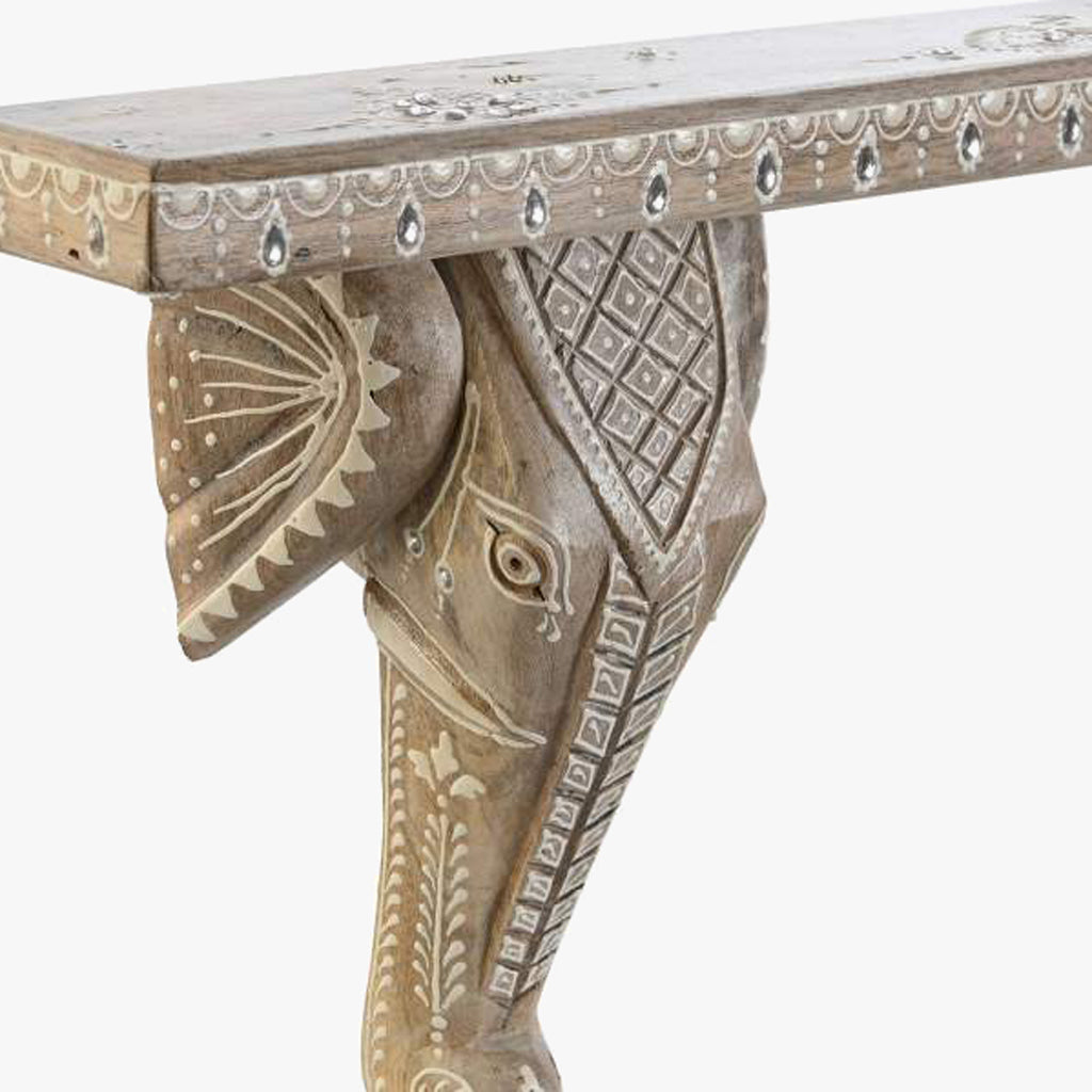 Estante Madeira Maciça Oriental Elefante JASMIN