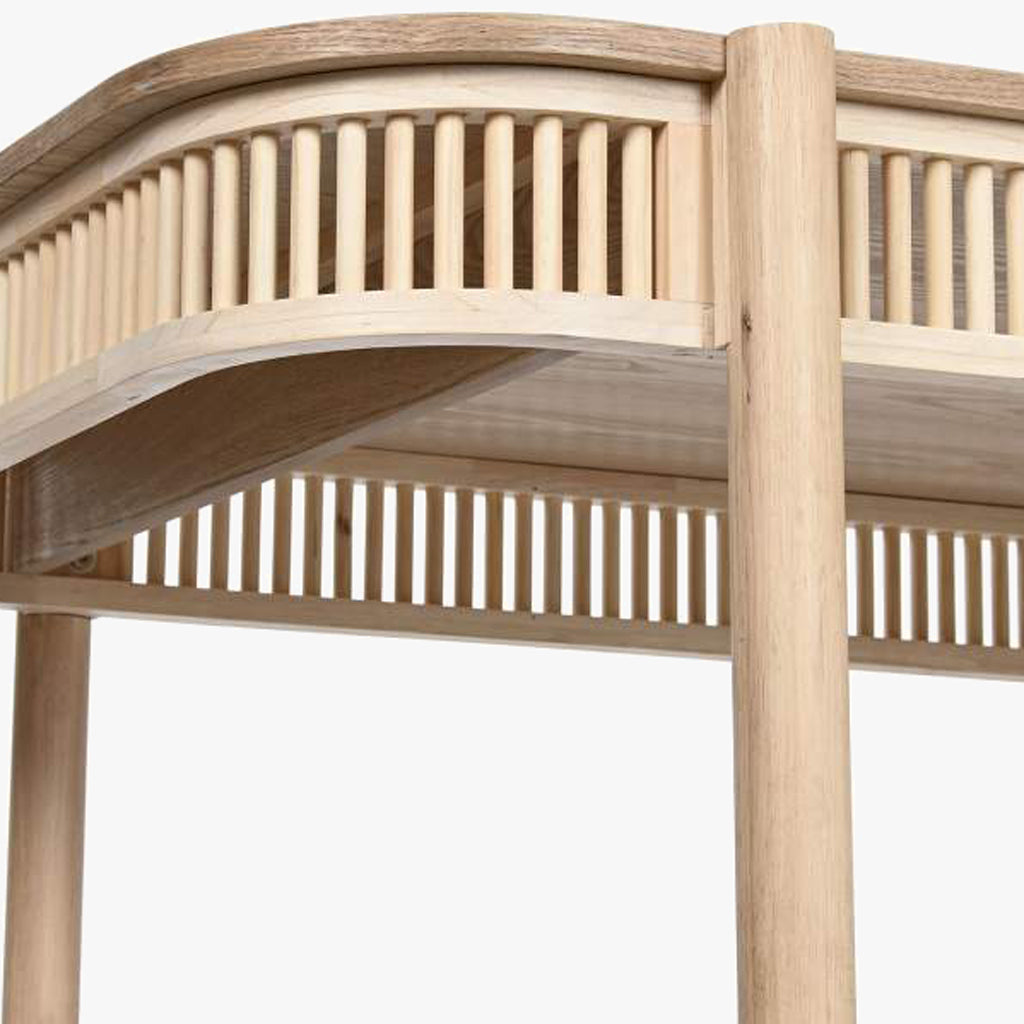 Mesa de Jantar Madeira e Rattan ZUMA