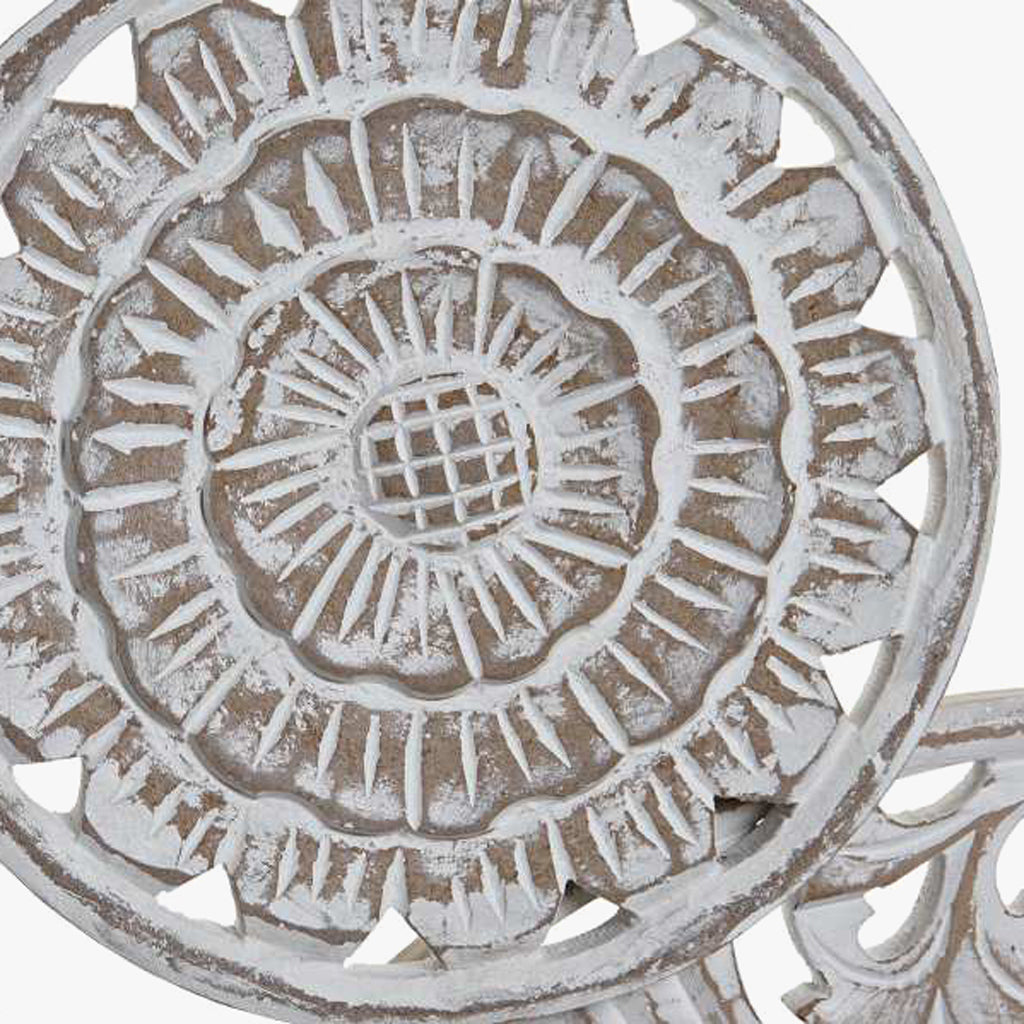 Decoração de Parede Branco Decapé MANDALA