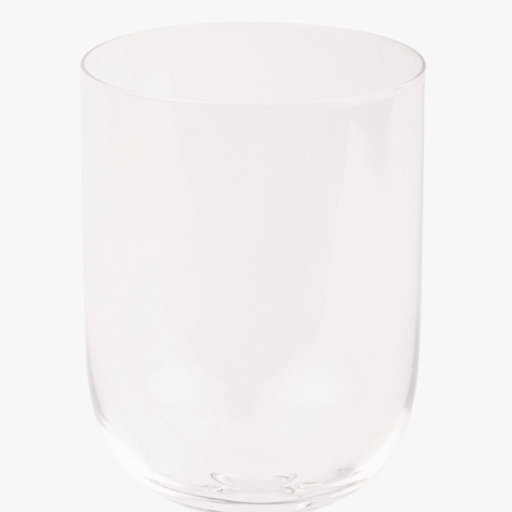 Tasse à pied transparente RÉTRO