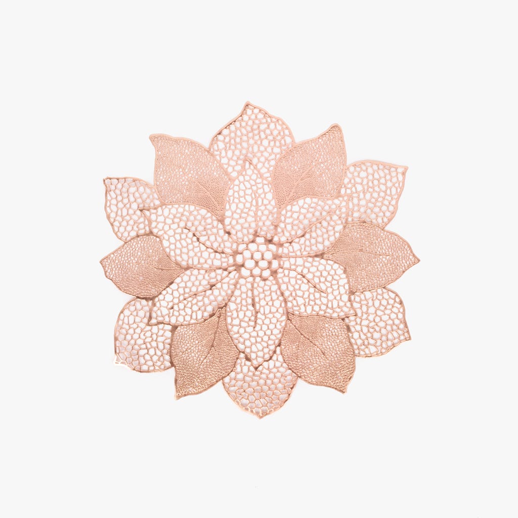 Individual Flor Ouro D44 FESTIVE