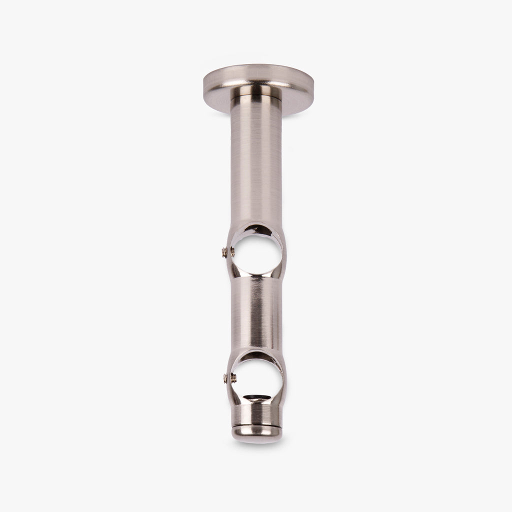 Suporte para Varão Prateado D25/28 TRIBECA