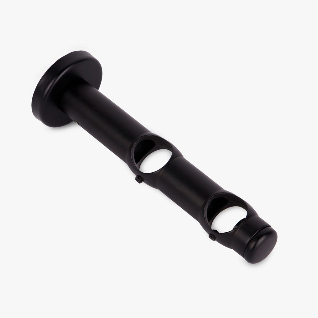 Suporte para Varão Preto D25/28 TRIBECA