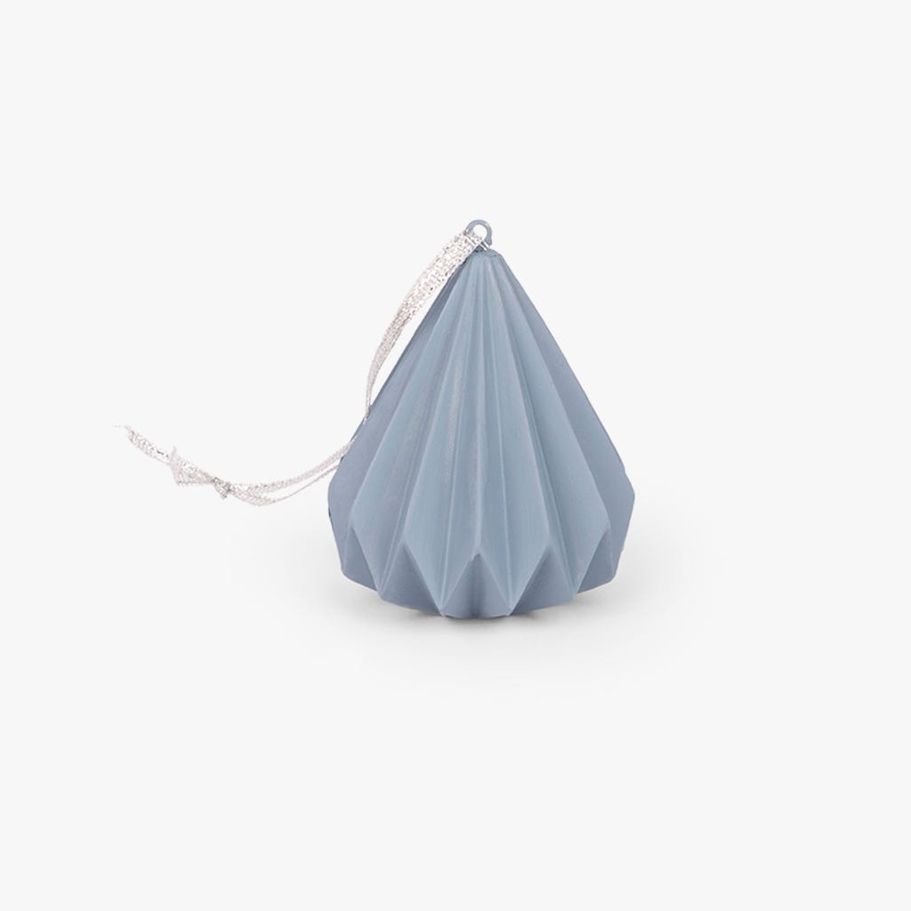 Adorno de Navidad Azul Claro 7 cm WILD CHRISTMAS