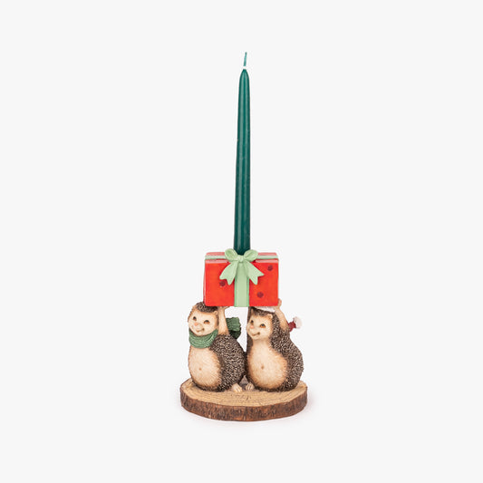 Hedgehog candlestick 19cm NEW BRIGHT