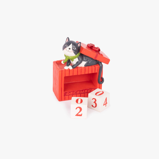 Cat gift calendar 12cm NEW BRIGHT