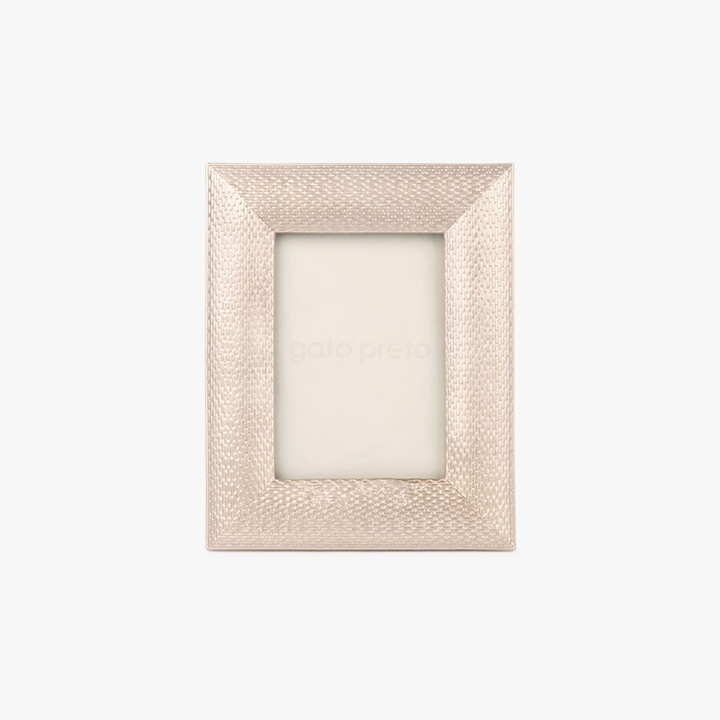 Moldura Malha Prata 13x18 LA ROCHELLE