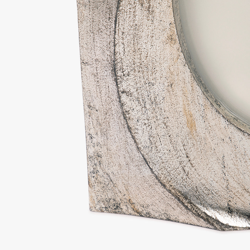 Moldura Ondas Prata 10x15 LA ROCHELLE