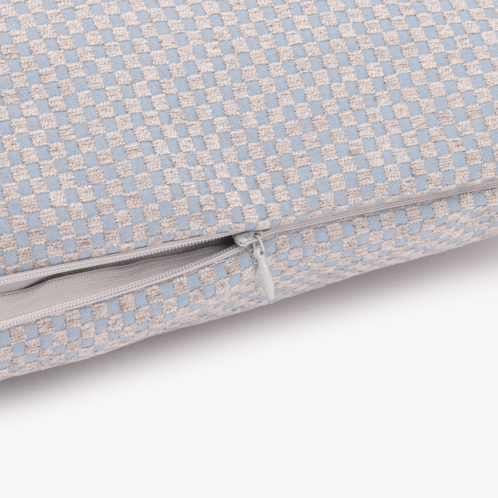 Cushion cover blue square 45x45cm HERITAGE