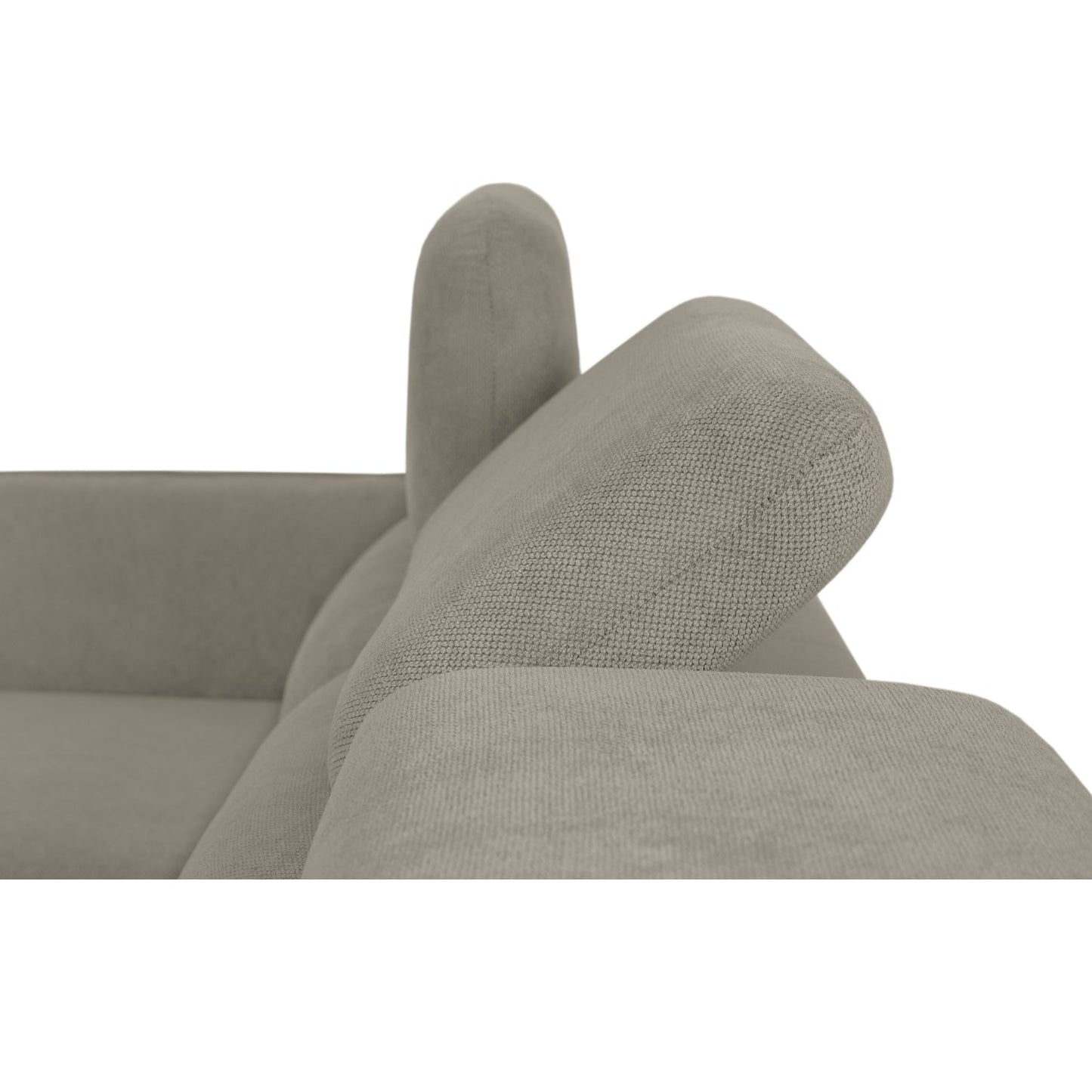 Sofá - Cama 4 Lugares com Chaise Longue Reversível e Cabeceiras Ajustáveis - MorganC1454CFSRG9140_C24