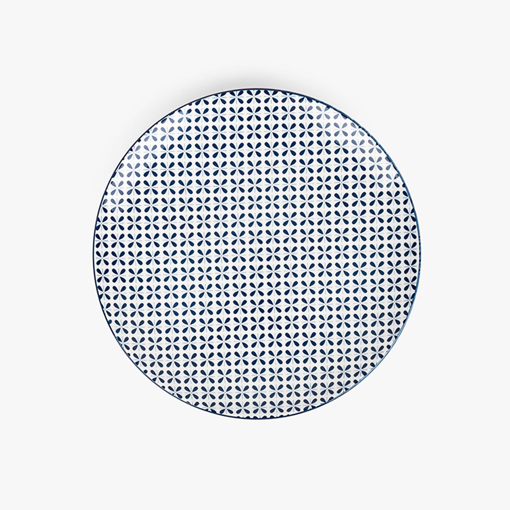 Assiette plate Blue Cross ASIA