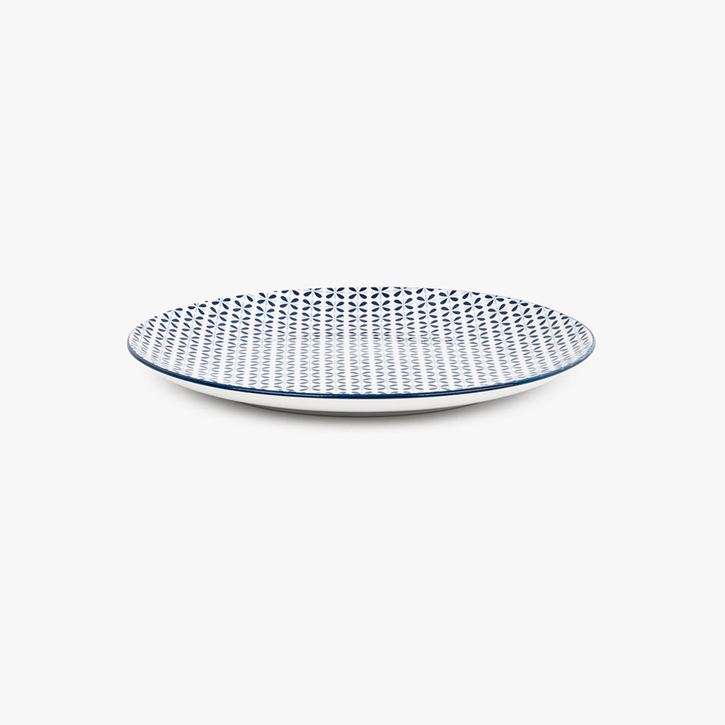 Assiette plate Blue Cross ASIA