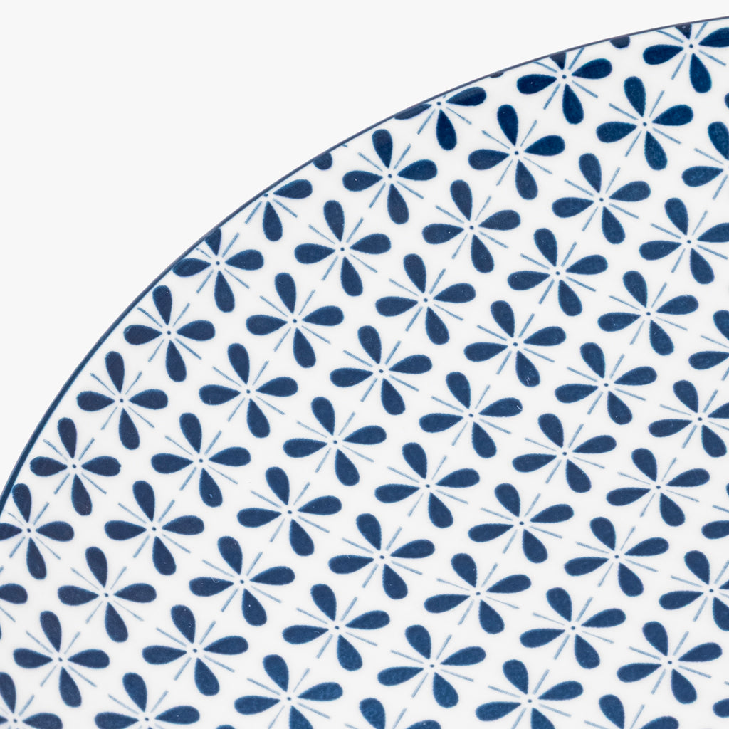 Assiette plate Blue Cross ASIA