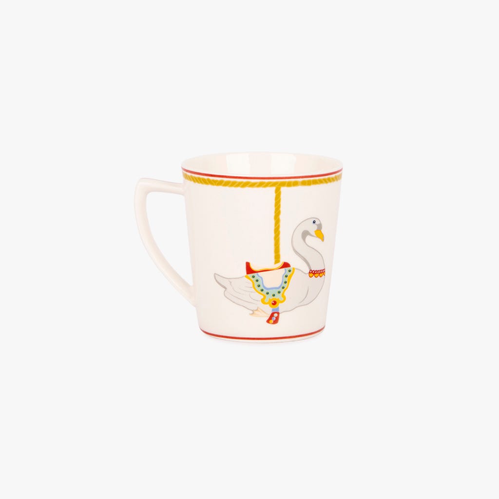 Taza Caballo y Cisne 280ml CARROSSEL
