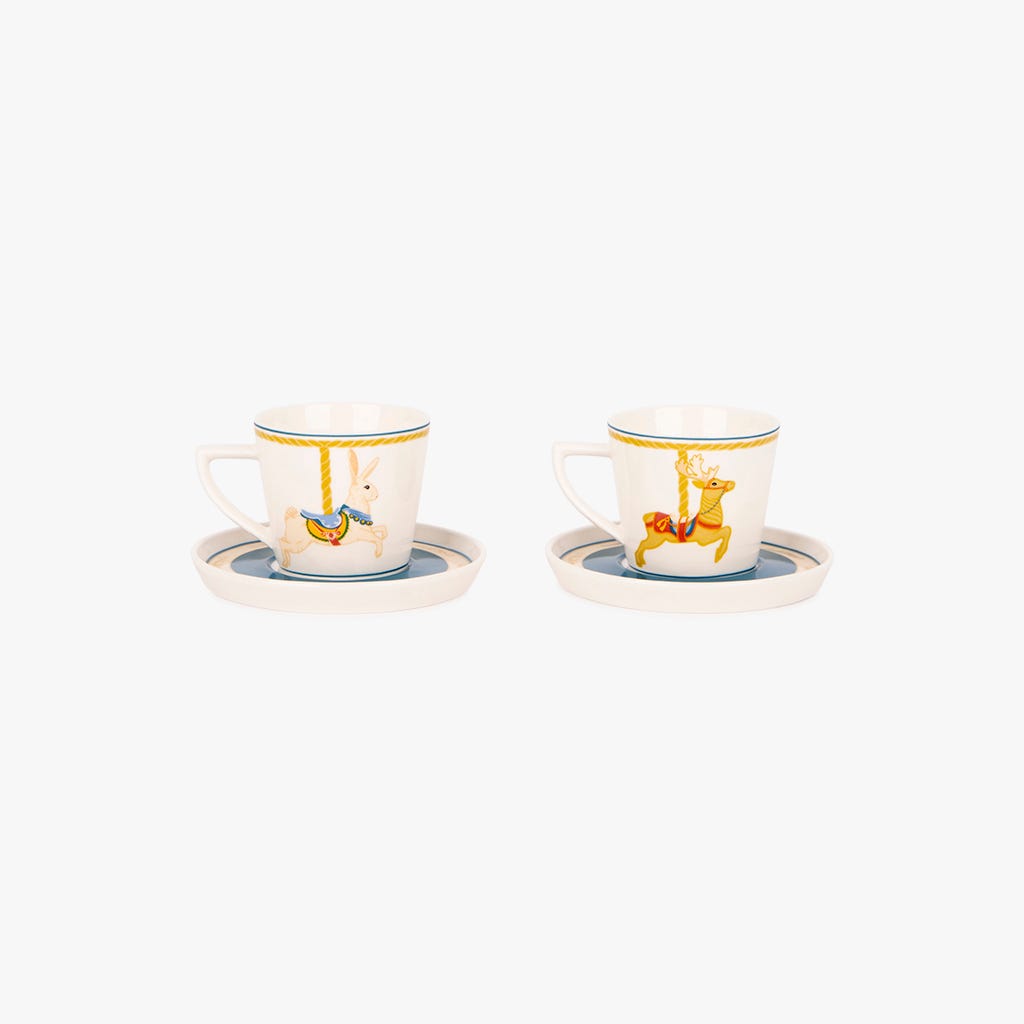 2 Tazas de café CARROSSEL