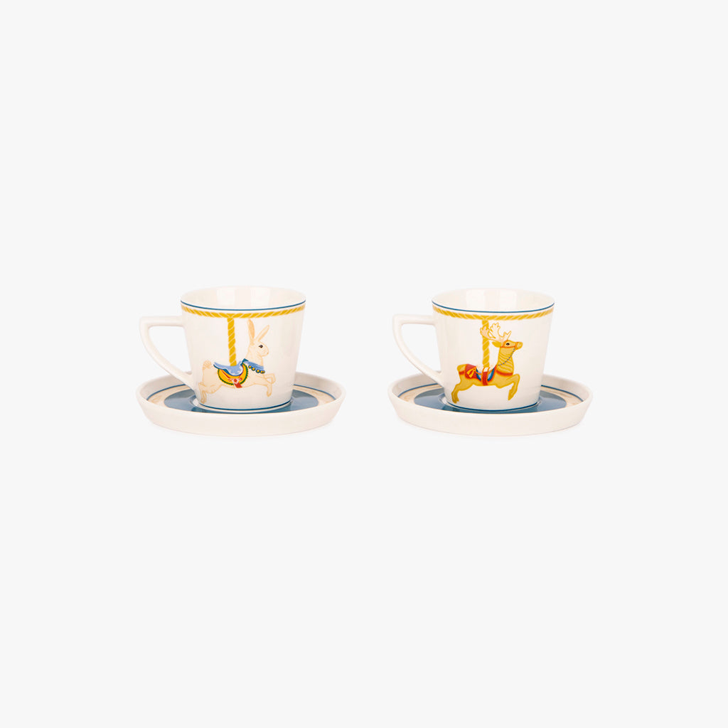 Conjunto de 2 Chávenas de Café CARROSSEL