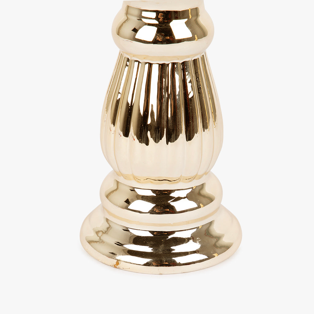 Castiçal Dourado NEW BRIGHT