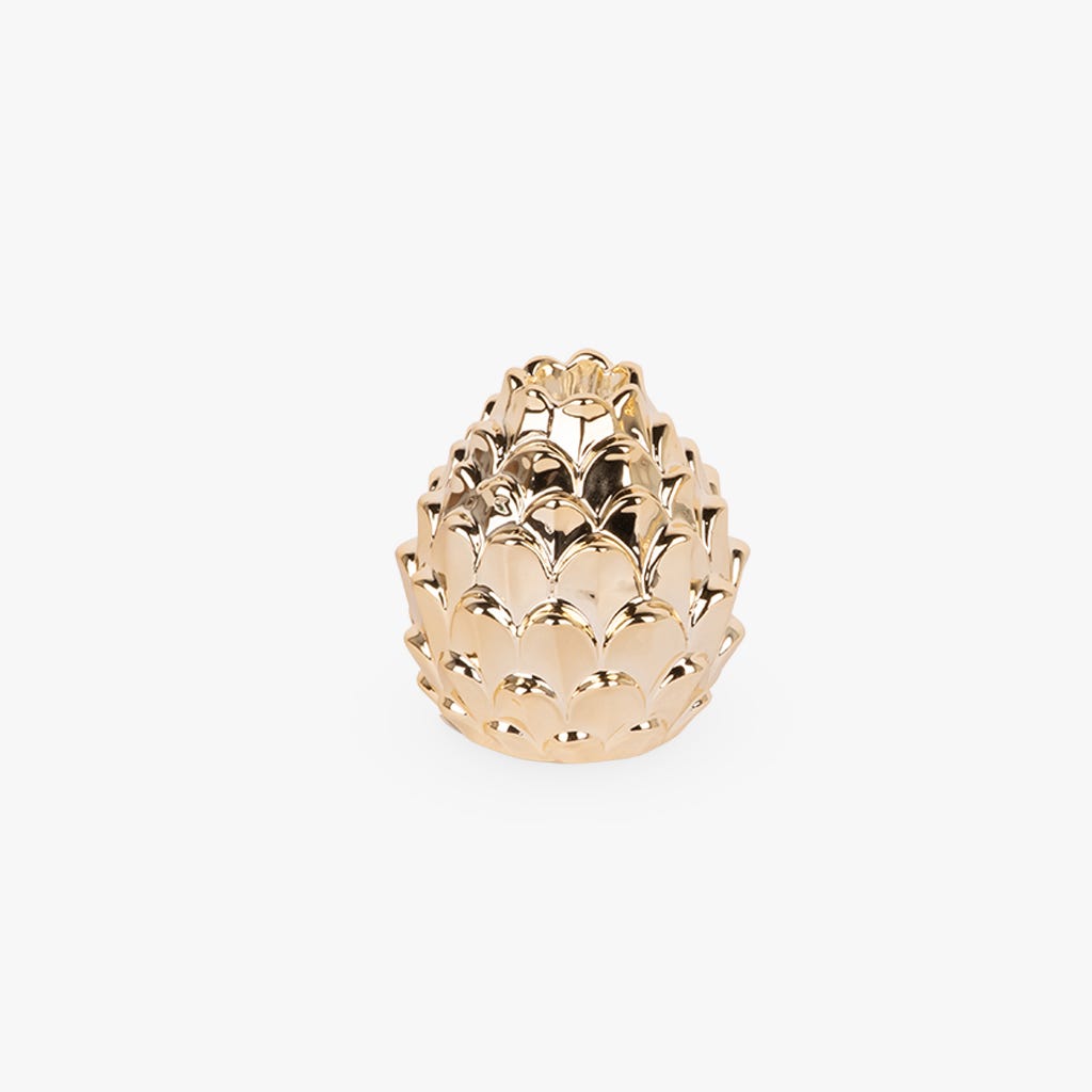 Castiçal de Alcachofra Dourada NEW BRIGHT