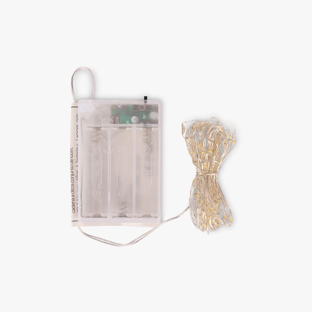 Luzes de Natal de 80 LEDS 1,90m SILENT NIGHT