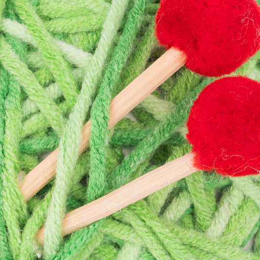 Christmas ornament wool ball COZY