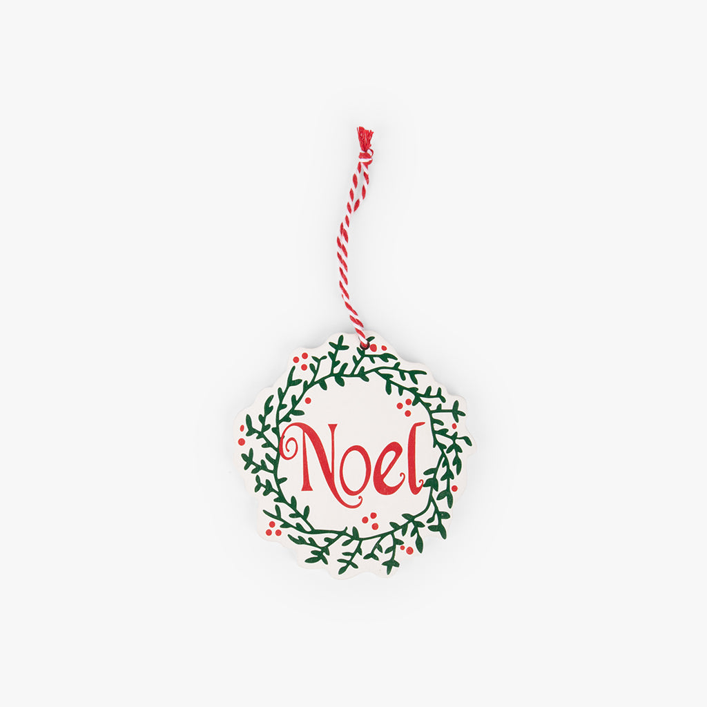 Enfeite de Natal com Coroa Noel KITSCH