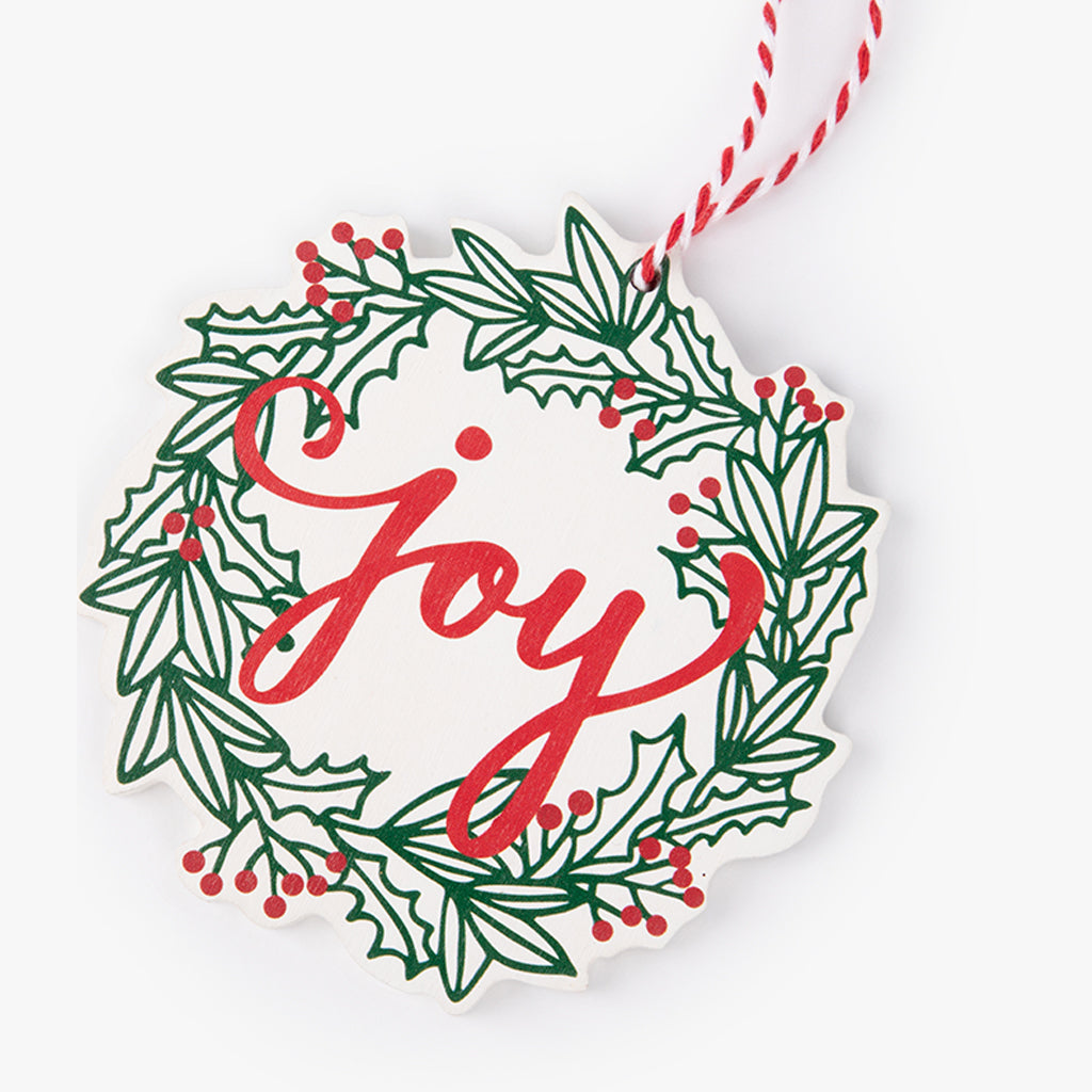 Enfeite de Natal com Coroa Joy KITSCH