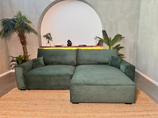 Sofá - Cama 4 Lugares com Chaise Longue Reversível - LaurenC1511ACSRG7932_C24