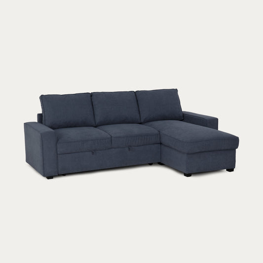 Sofá - Cama 3 Lugares com Chaise Longue - NinaC743BFSRG3810_C24