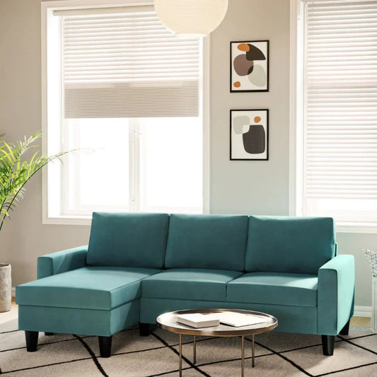 Sofá 3 Lugares com Chaise Longue Reversível - FoxC1032BSSRG3820_C24