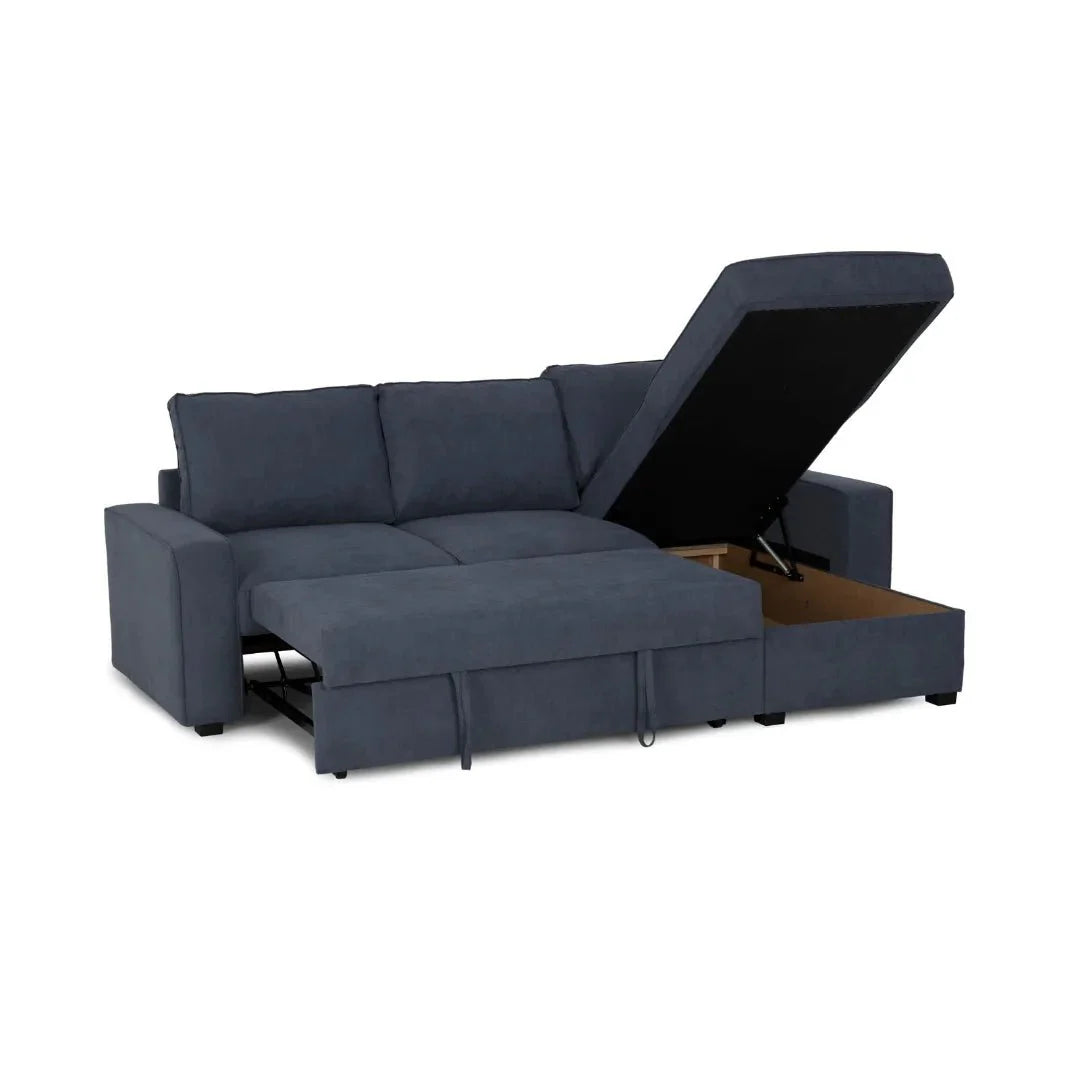 Sofá - Cama 3 Lugares com Chaise Longue - NinaC743BFSRG3810_C24