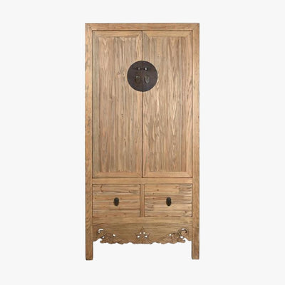 Armário Madeira com Fechadura Circular Oriental 180 cm OSAKA - Gato Preto