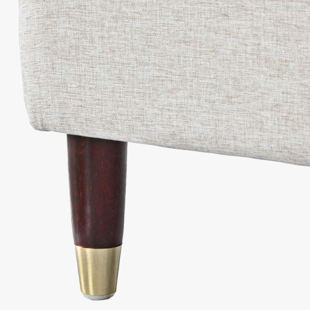 Banqueta Cinza com Arrumação 110x45x44 SERENA - Gato Preto