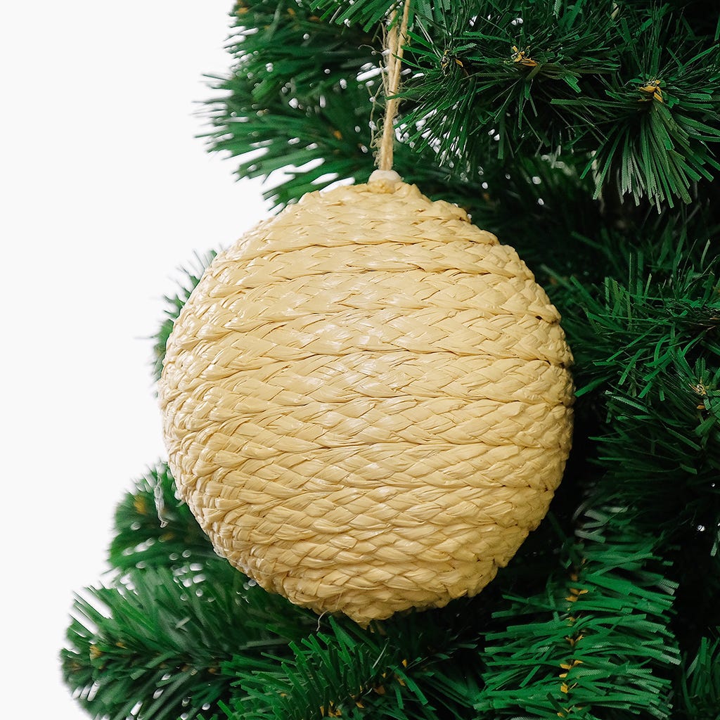 Bola de Natal em Corda 12,5 cm COZY - Gato Preto