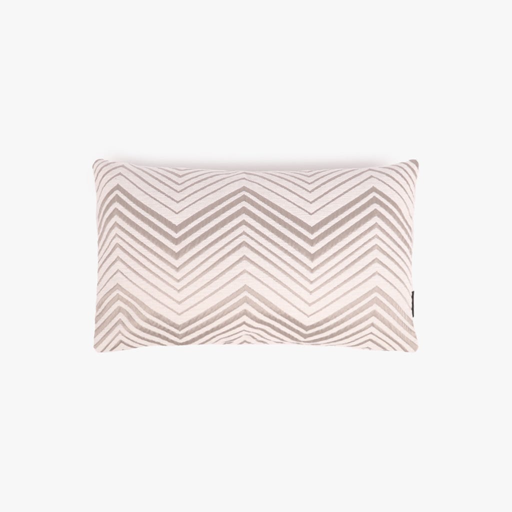 Capa de Almofada ZigZag Branco HERITAGE - Gato Preto