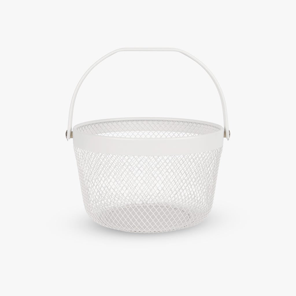 Cesto de Metal Branco ALL WHITE - Gato Preto