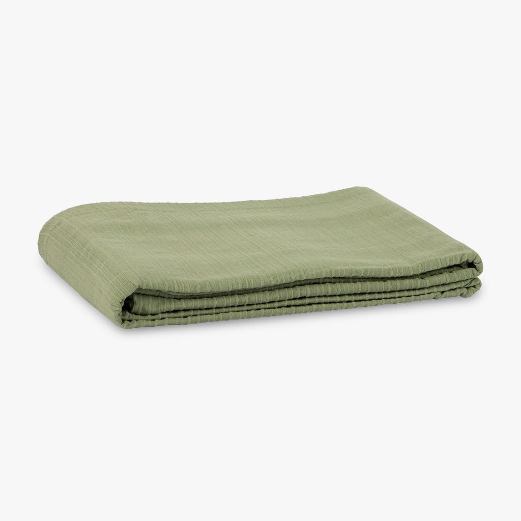 Colcha Verde Claro 180x250 4EVERYDAY - Gato Preto